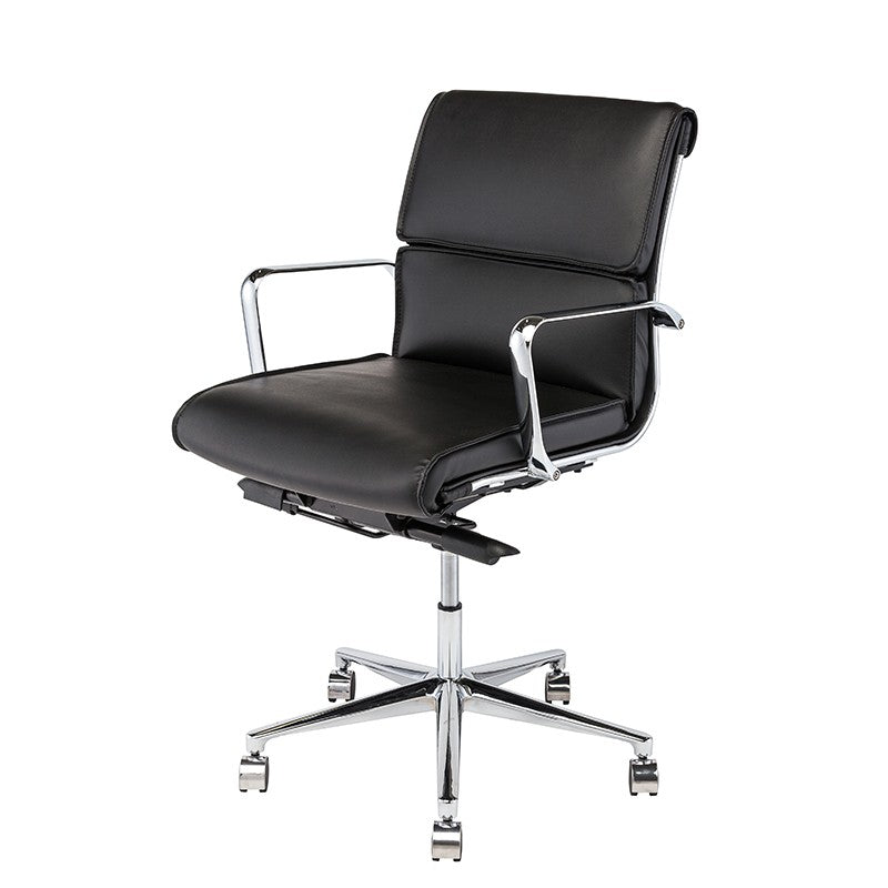 Lucia Office Chair-Nuevo-NUEVO-HGJL286-Task ChairsLow Back-Black-1-France and Son