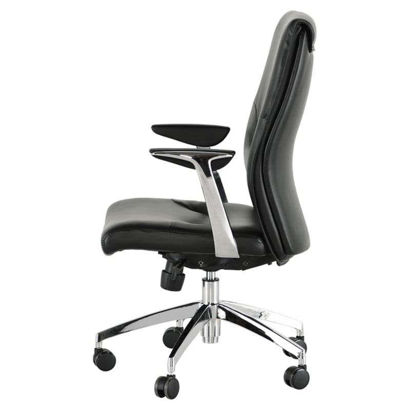 Klause Office Chair-Nuevo-NUEVO-HGJL389-Task Chairsblack naugahyde seat-3-France and Son