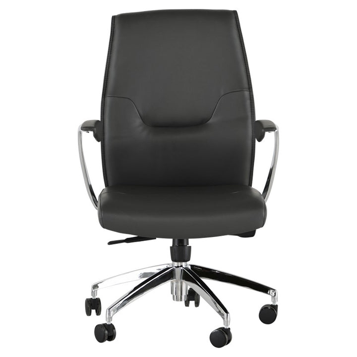 Klause Office Chair-Nuevo-NUEVO-HGJL389-Task Chairsblack naugahyde seat-8-France and Son