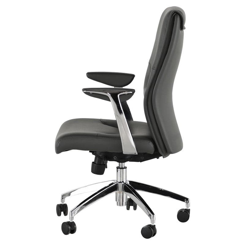 Klause Office Chair-Nuevo-NUEVO-HGJL389-Task Chairsblack naugahyde seat-9-France and Son