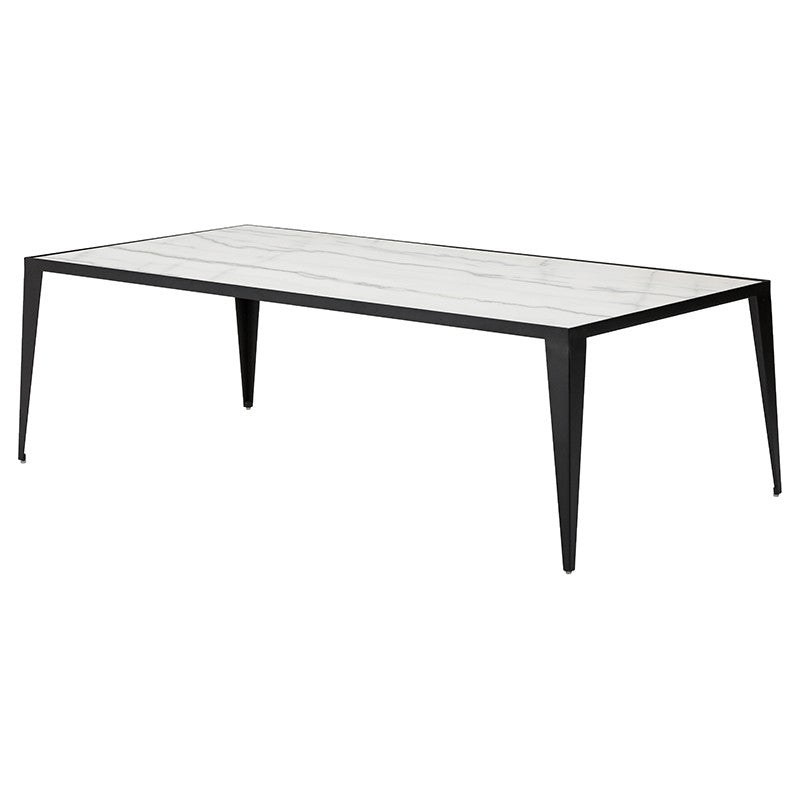 Mink Coffee Table-Nuevo-NUEVO-HGNA136-Coffee Tablesmatte black base-White Marble-8-France and Son