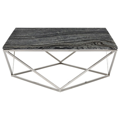 Jasmine Coffee Table-Nuevo-NUEVO-HGTB265-Coffee Tableswhite marble-brushed gold-19-France and Son