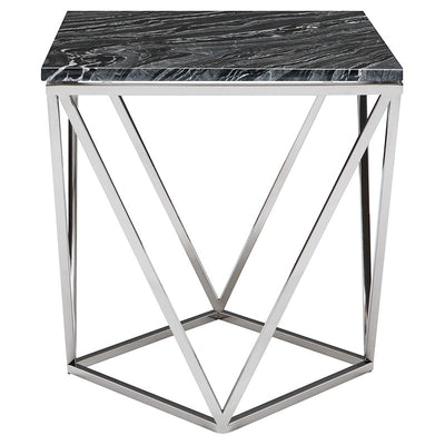 Jasmine Side Table-Nuevo-NUEVO-HGTB263-Side Tableswhite marble-brushed gold-17-France and Son