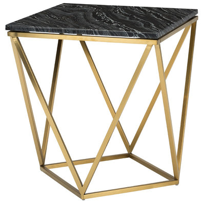 Jasmine Side Table-Nuevo-NUEVO-HGTB263-Side Tableswhite marble-brushed gold-14-France and Son