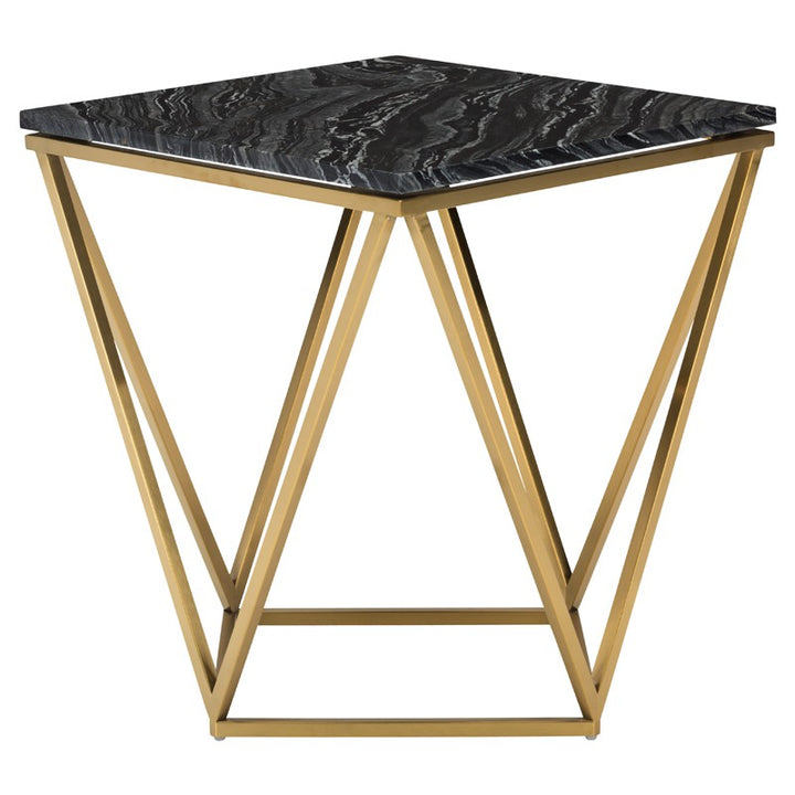 Jasmine Side Table-Nuevo-NUEVO-HGNA301-Side Tablesblack wood vein marble-brushed gold-13-France and Son