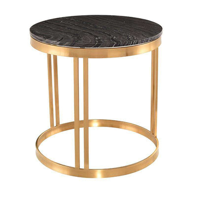 Nicola Side Table-Nuevo-NUEVO-HGNA424-Side TablesWhite-Brushed Gold-1-France and Son