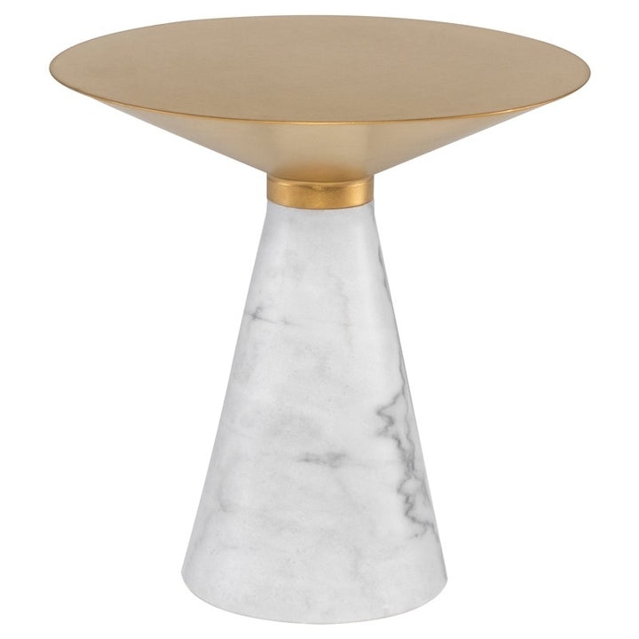 Iris Side Table-Nuevo-NUEVO-HGNA433-Side TablesLarge-brushed gold-white marble-9-France and Son