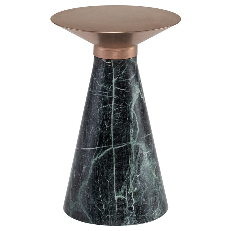Iris Side Table-Nuevo-NUEVO-HGNA435-Side TablesSmall-brushed copper-green marble-57-France and Son