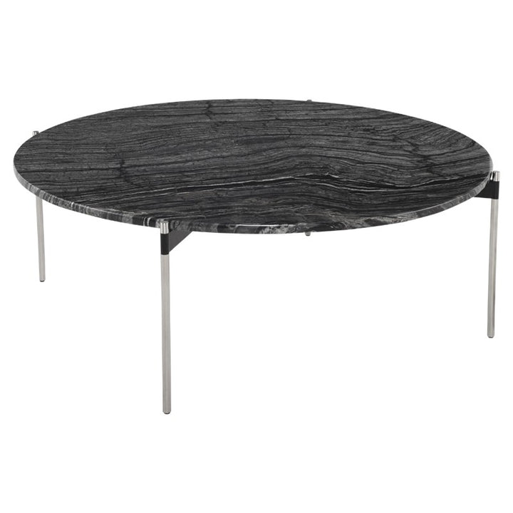 Pixie Coffee Table-Nuevo-NUEVO-HGNA497-Coffee TablesSilver Legs-Black wood vein-10-France and Son