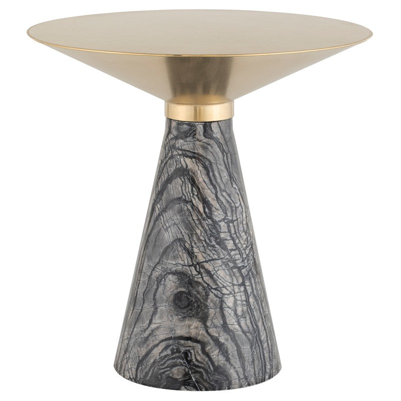 Iris Side Table-Nuevo-NUEVO-HGNA547-Side TablesLarge-brushed gold-black wood vein marble-13-France and Son