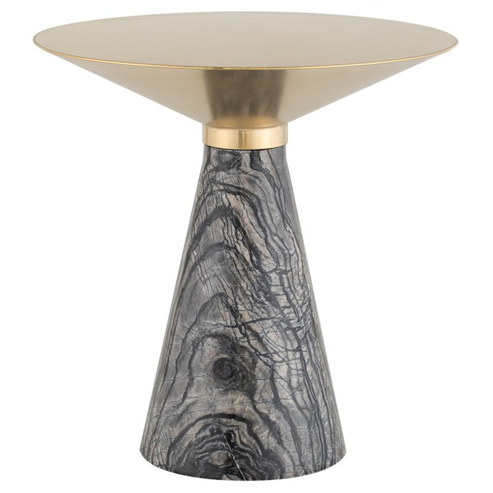 Iris Side Table-Nuevo-NUEVO-HGNA547-Side TablesLarge-brushed gold-black wood vein marble-13-France and Son
