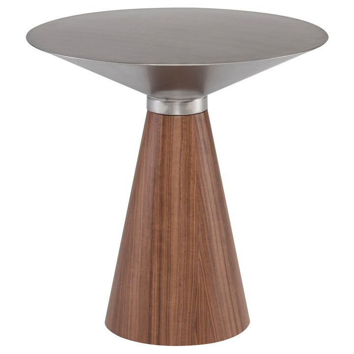 Iris Side Table-Nuevo-NUEVO-HGNA560-Side TablesLarge-brushed stainless-walnut veneer-31-France and Son