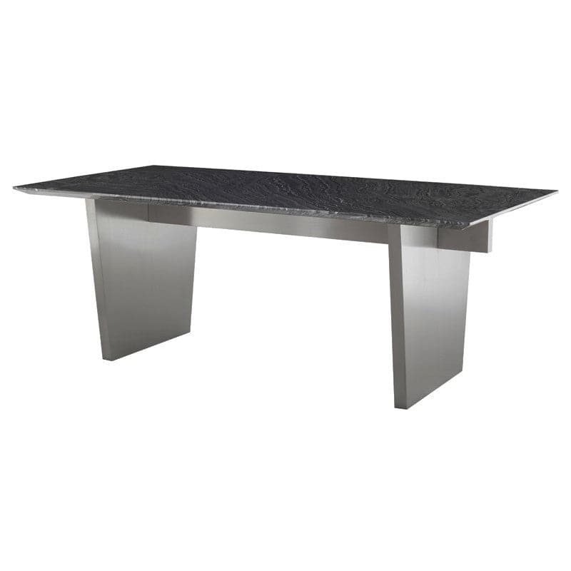Aiden Dining Table-Nuevo-NUEVO-HGNA580-Dining TablesBlack Wood Vein Grey-2-France and Son