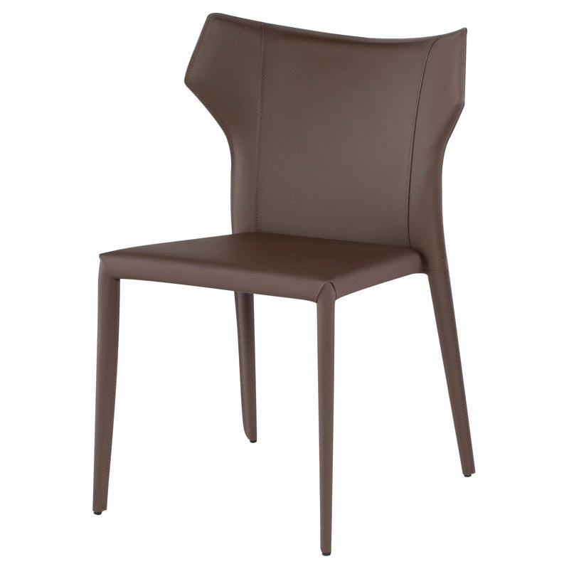Wayne Dining Chair-Nuevo-NUEVO-HGND133-Dining ChairsMink leather legs-Mink-28-France and Son