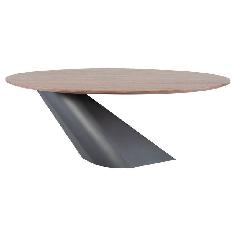 Oblo Dining Table-Nuevo-NUEVO-HGNE278-Dining TablesBlack ceramic & black base-Small-30-France and Son