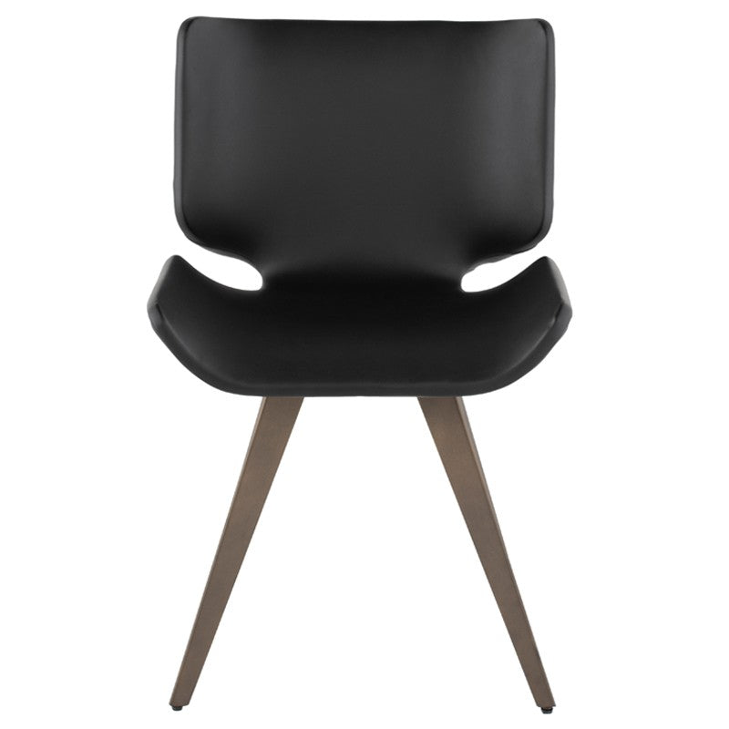 Astra Dining Chair-Nuevo-NUEVO-HGNE100-Dining ChairsShadow Grey velour seat & titanium steel legs-23-France and Son