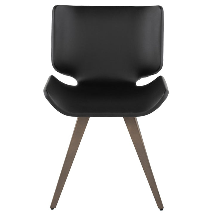 Astra Dining Chair-Nuevo-NUEVO-HGNE100-Dining ChairsShadow Grey velour seat & titanium steel legs-23-France and Son