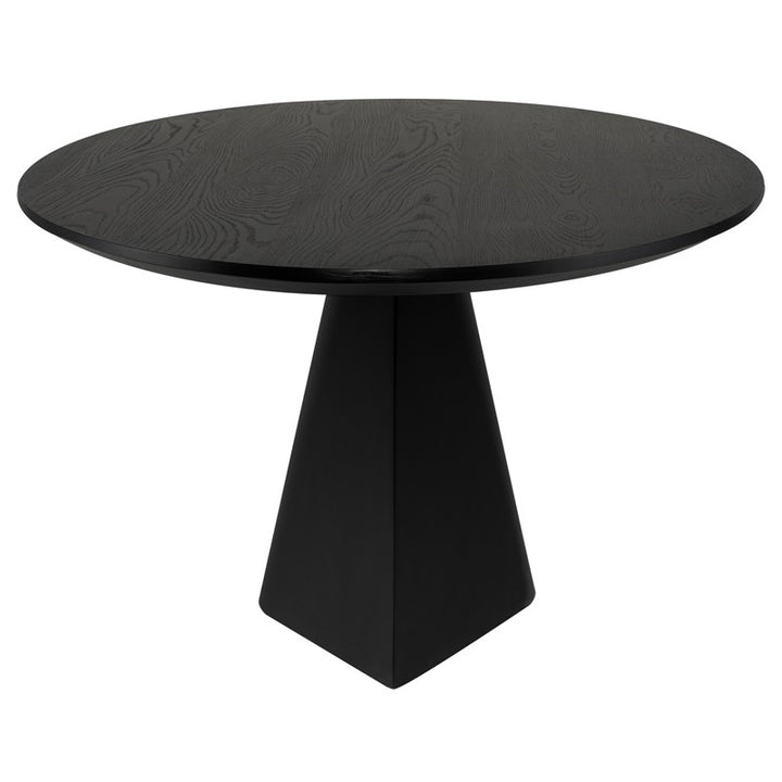 Oblo Dining Table-Nuevo-NUEVO-HGNE278-Dining TablesBlack ceramic & black base-Small-36-France and Son