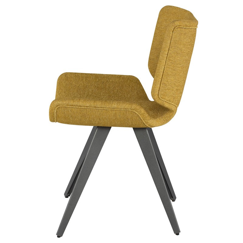 Astra Dining Chair-Nuevo-NUEVO-HGNE100-Dining ChairsShadow Grey velour seat & titanium steel legs-39-France and Son