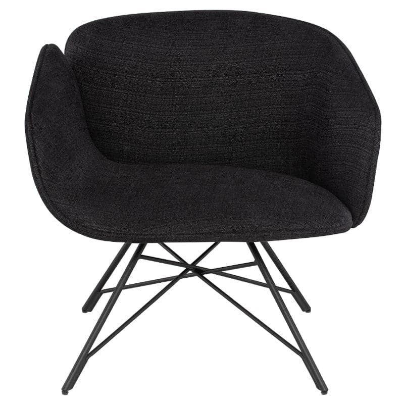 Doppio Occasional Chair-Nuevo-NUEVO-HGNE221-Lounge Chairscoal fabric-4-France and Son