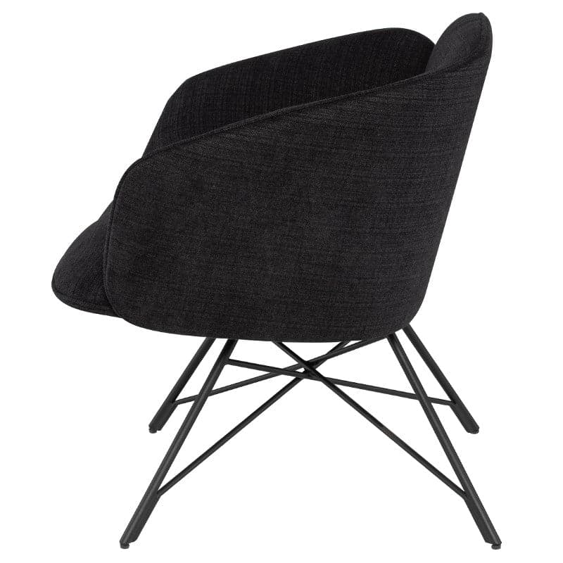 Doppio Occasional Chair-Nuevo-NUEVO-HGNE221-Lounge Chairscoal fabric-5-France and Son