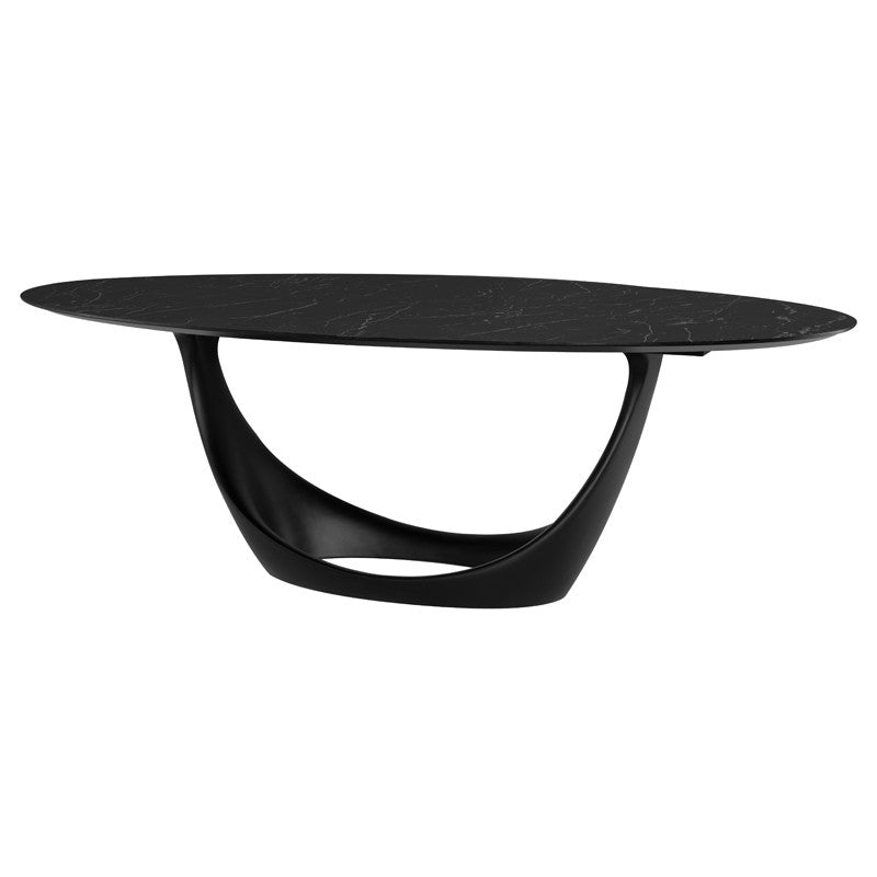 Montana Dining Table-Nuevo-NUEVO-HGNE274-Dining TablesSmall-Black-12-France and Son