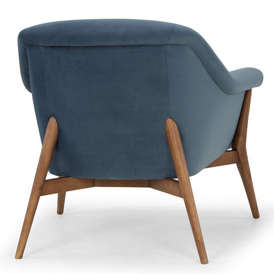 Charlize Occasional Chair-Nuevo-NUEVO-HGSC180-Lounge ChairsMIDNIGHT BLUE & walnut stained ash legs-27-France and Son