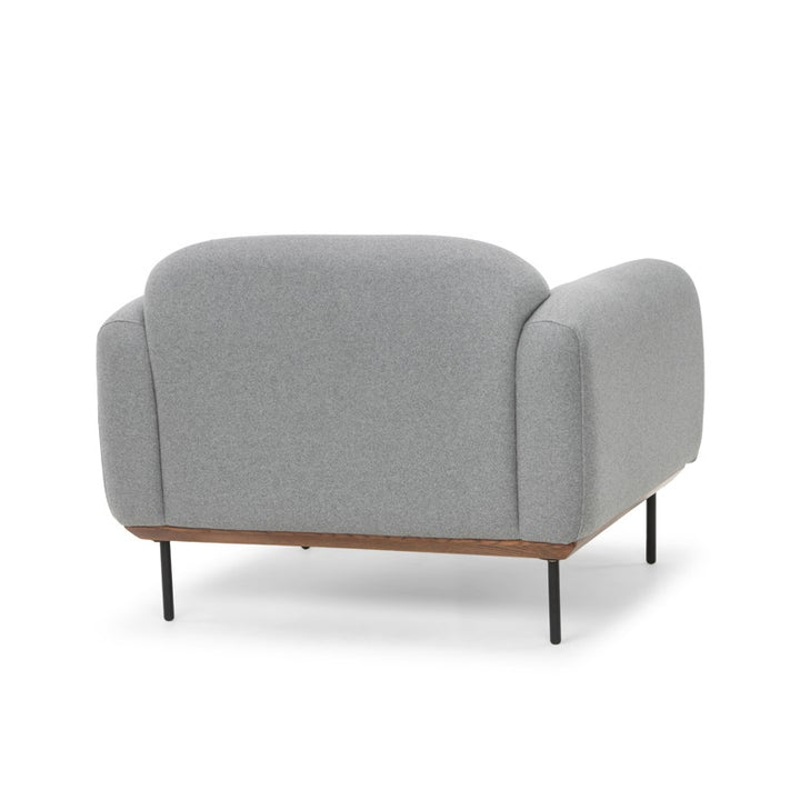 Benson Occasional Chair-Nuevo-NUEVO-HGSC259-Lounge ChairsShadow Grey fabric & matte brass legs-19-France and Son