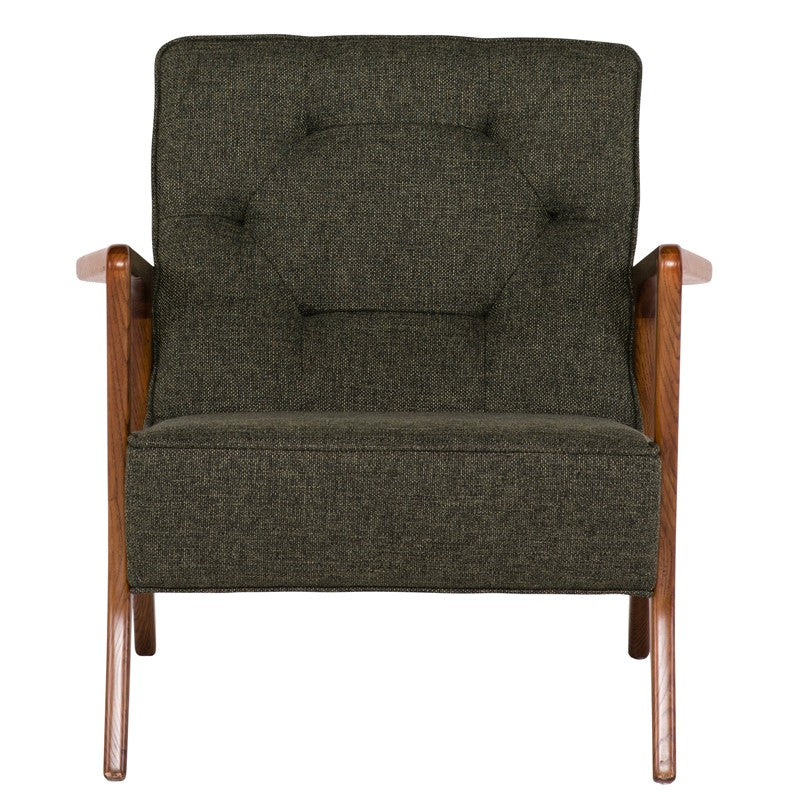 Eloise Occasional Chair-Nuevo-NUEVO-HGSC281-Lounge ChairsHUNTER GREEN TWEED-3-France and Son
