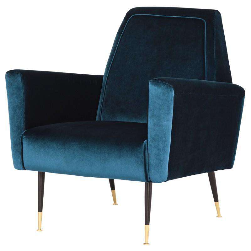 Victor Occasional Chair-Nuevo-NUEVO-HGSC298-Lounge ChairsMidnight blue-3-France and Son