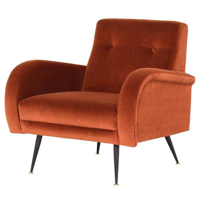 Hugo Occasional Chair-Nuevo-NUEVO-HGSC315-Lounge ChairsRust-1-France and Son