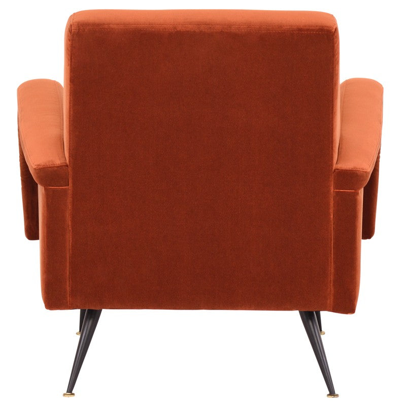 Hugo Occasional Chair-Nuevo-NUEVO-HGSC315-Lounge ChairsRust-6-France and Son