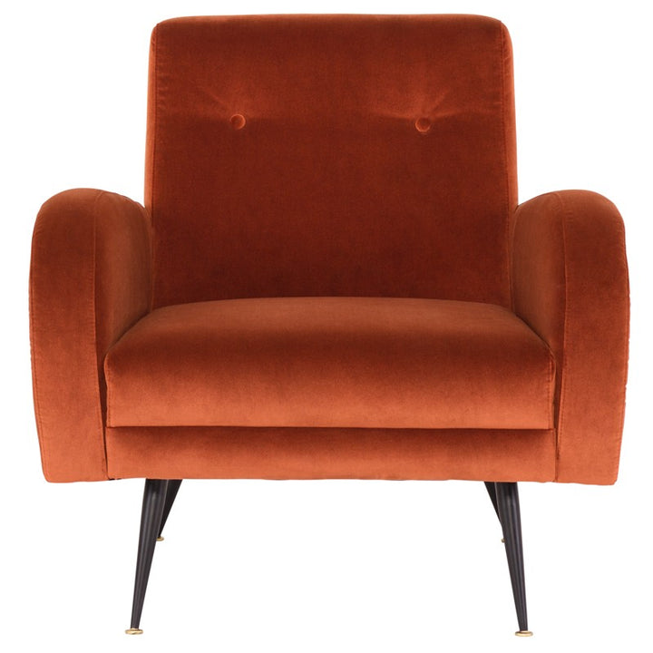 Hugo Occasional Chair-Nuevo-NUEVO-HGSC315-Lounge ChairsRust-4-France and Son