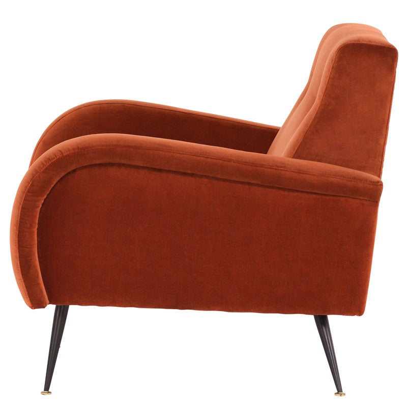 Hugo Occasional Chair-Nuevo-NUEVO-HGSC315-Lounge ChairsRust-5-France and Son