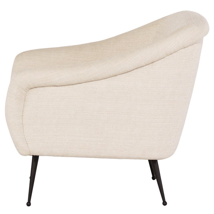 Lucie Occasional Chair-Nuevo-NUEVO-HGSC287-Lounge ChairsMidnight blue & brushed gold legs-33-France and Son