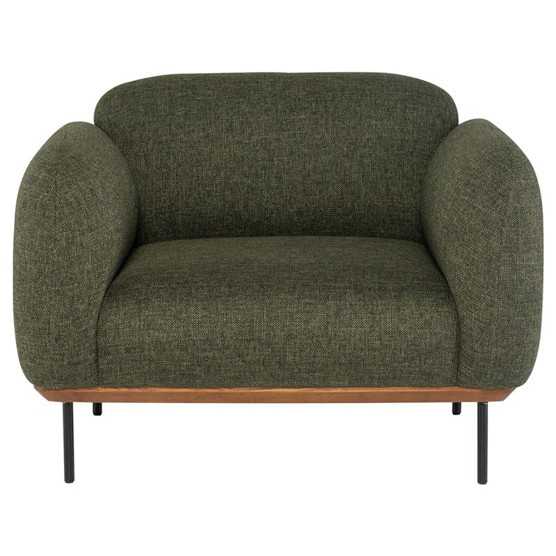 Benson Occasional Chair-Nuevo-NUEVO-HGSC259-Lounge ChairsShadow Grey fabric & matte brass legs-12-France and Son