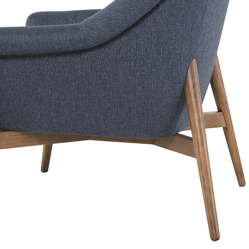 Charlize Occasional Chair-Nuevo-NUEVO-HGSC180-Lounge ChairsMIDNIGHT BLUE & walnut stained ash legs-32-France and Son