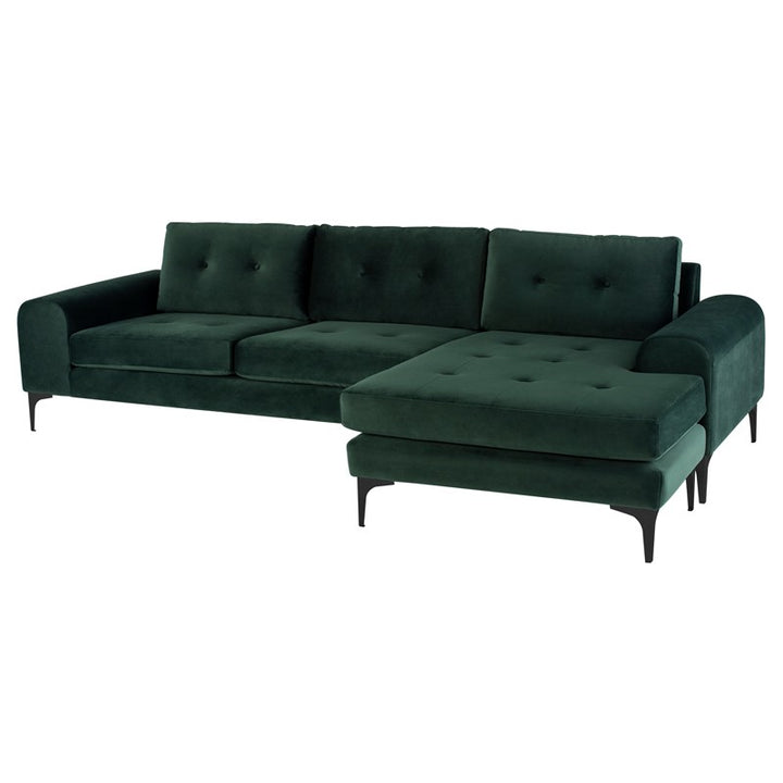 Colyn Sectional-Nuevo-NUEVO-HGSC512-SectionalsGreen Velour-Matte Black-7-France and Son