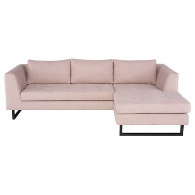 Matthew Sectional-Nuevo-NUEVO-HGSC623-SectionalsMauve-matte black steel legs-3-France and Son