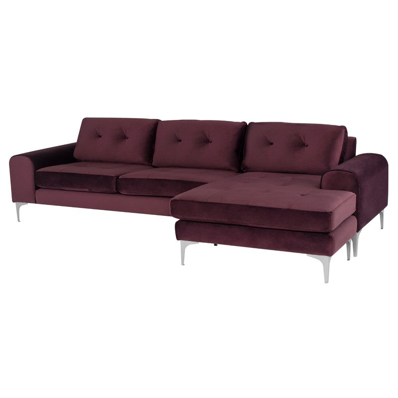 Colyn Sectional-Nuevo-NUEVO-HGSC672-SectionalsMulberry Velour-Brushed Steel-21-France and Son