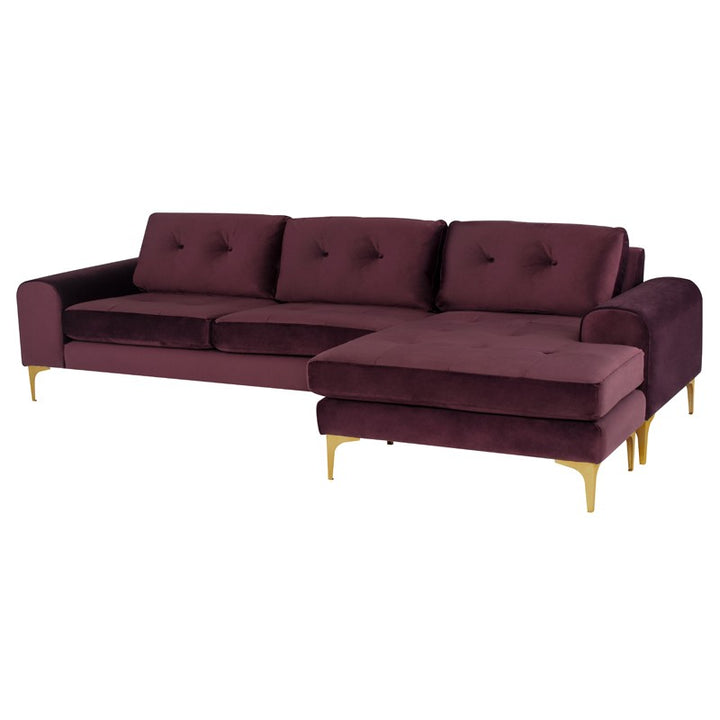 Colyn Sectional-Nuevo-NUEVO-HGSC673-SectionalsMulberry Velour-Brushed Gold-22-France and Son