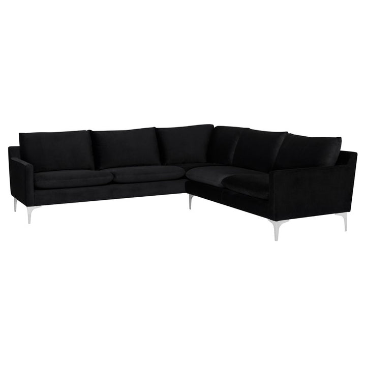 Anders L Sectional-Nuevo-NUEVO-HGSC680-SectionalsBlack-Silver-48-France and Son