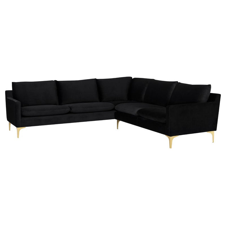Anders L Sectional-Nuevo-NUEVO-HGSC836-SectionalsBlack-Gold-53-France and Son