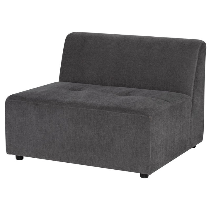 Parla Modular Sofa-Nuevo-NUEVO-HGSC890-SectionalsCEMENT-Arm-Less Chair-36-France and Son