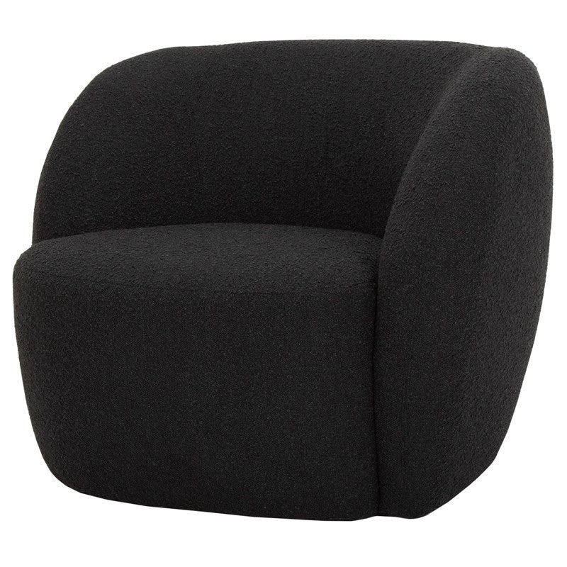 Selma Occasional Chair-Nuevo-NUEVO-HGSN309-Lounge ChairsLicorice Boucle-3-France and Son