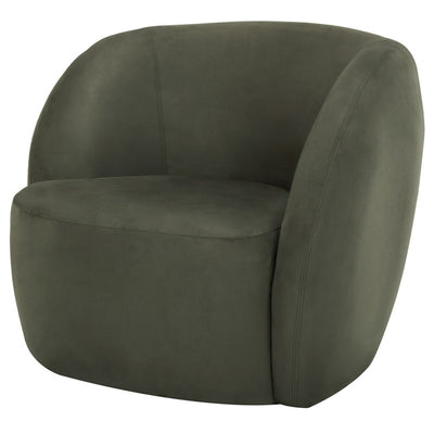 Selma Occasional Chair-Nuevo-NUEVO-HGSN310-Lounge ChairsSage Mircrosuede-4-France and Son