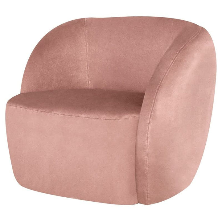 Selma Occasional Chair-Nuevo-NUEVO-HGSN311-Lounge ChairsPetal Microsuede-5-France and Son