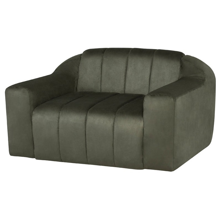 Coraline Occasional Chair-Nuevo-NUEVO-HGSN438-Lounge ChairsSage Microsuede-5-France and Son