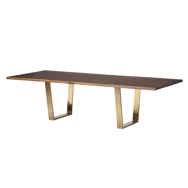Versailles Dining Table-Nuevo-NUEVO-HGSR484-Dining TablesSmall-Seared-brushed gold-15-France and Son
