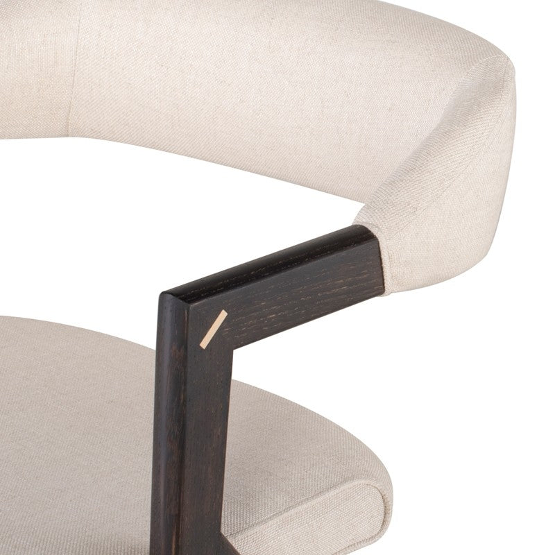 Anita Dining Chair-Nuevo-NUEVO-HGSR751-Dining ChairsBeige (Shell) Fabric-15-France and Son